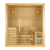 Sauna Nordica 4/5 Persone con Vetro Panoramico - 180x160x200 cm [Aspen QD-E4]