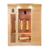Sauna Infrarossi 3 Posti - Full Spectrum Quarzo e Carbonio - 153x125x190 cm [Timo QD-CP3]